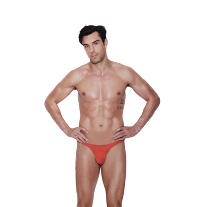 Elegant Moments - Vivace Collection Raah – Mens Micro Mini Thong - Red S/M