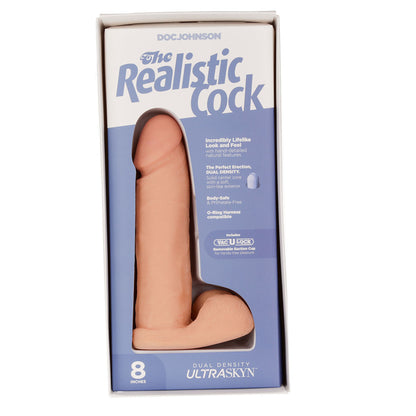 Doc Johnson The Original Realistic Cock - Flesh 8"