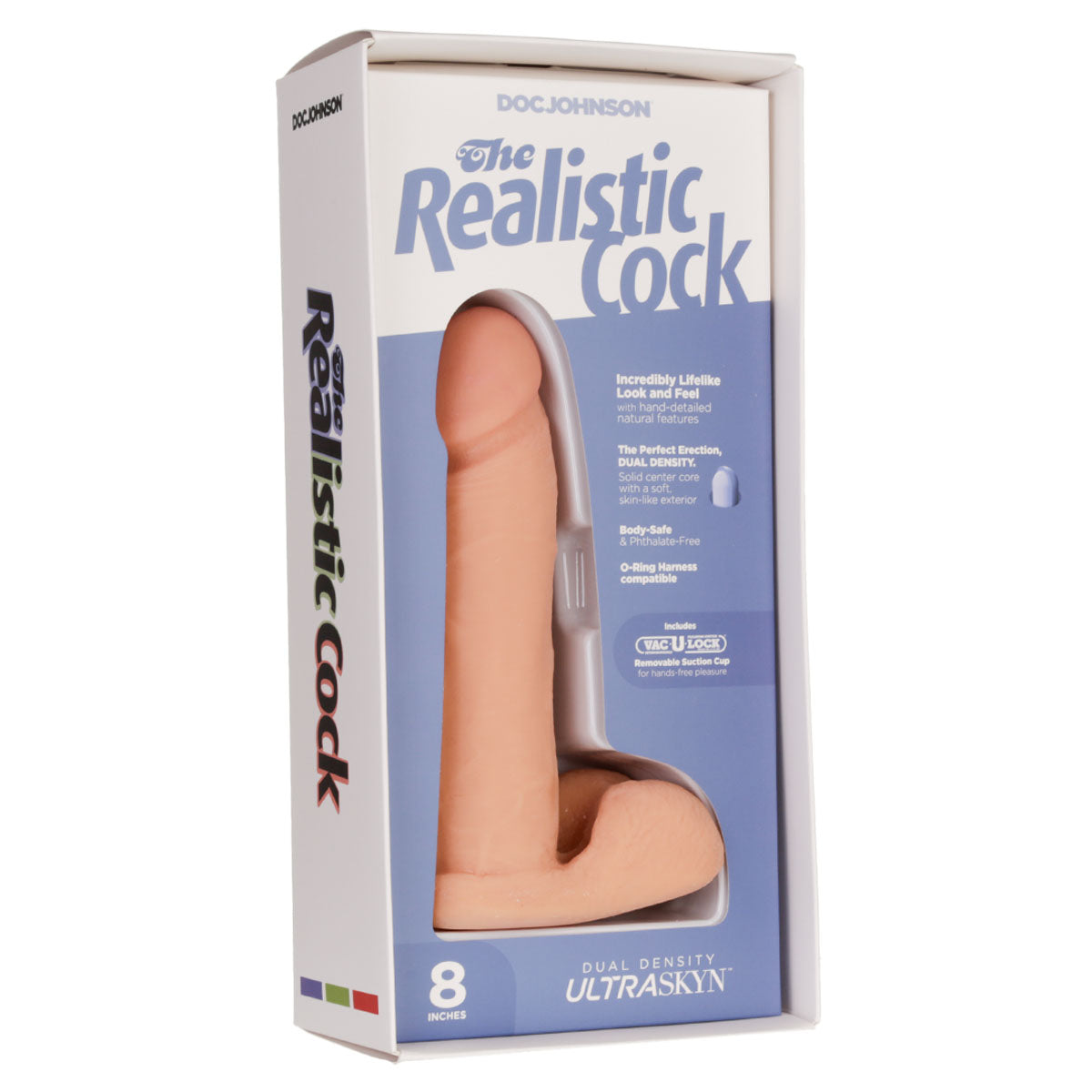 Doc Johnson The Original Realistic Cock - Flesh 8"