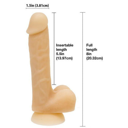 Addiction David 8” Bendable Silicone Dildo