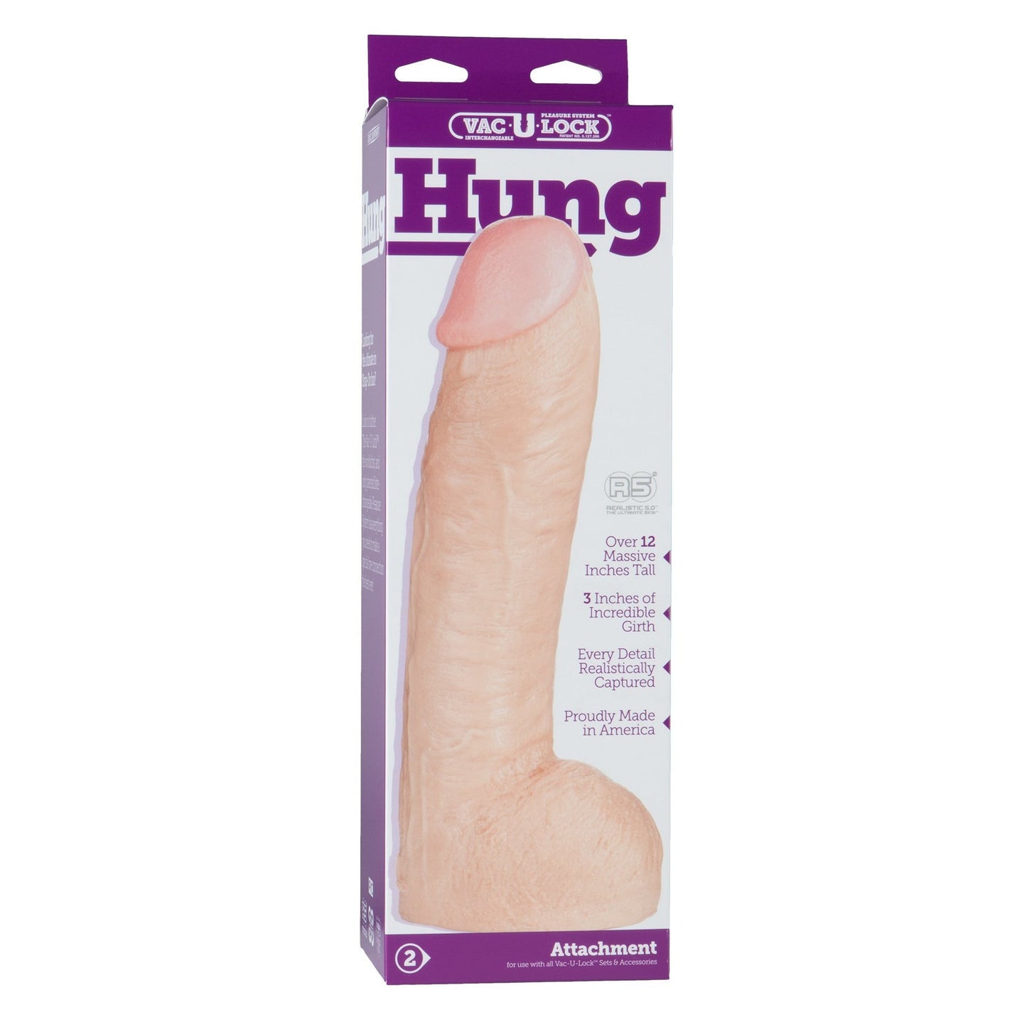 Doc Johnson Hung 12.5 Inch Attachment for Vac-U-Lock