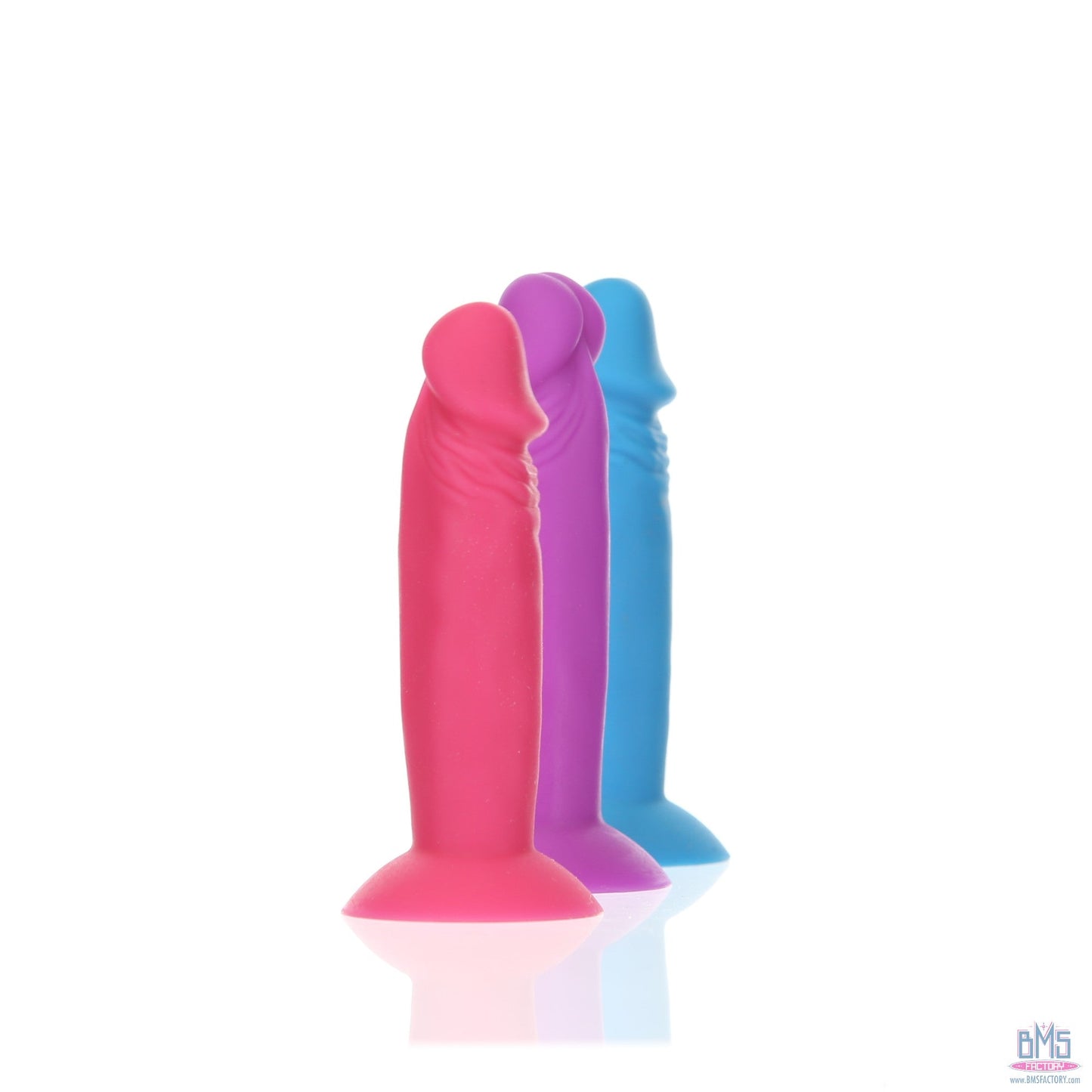 Addiction Silly Willy – 3.3” Silicone Dildo – Multicolour