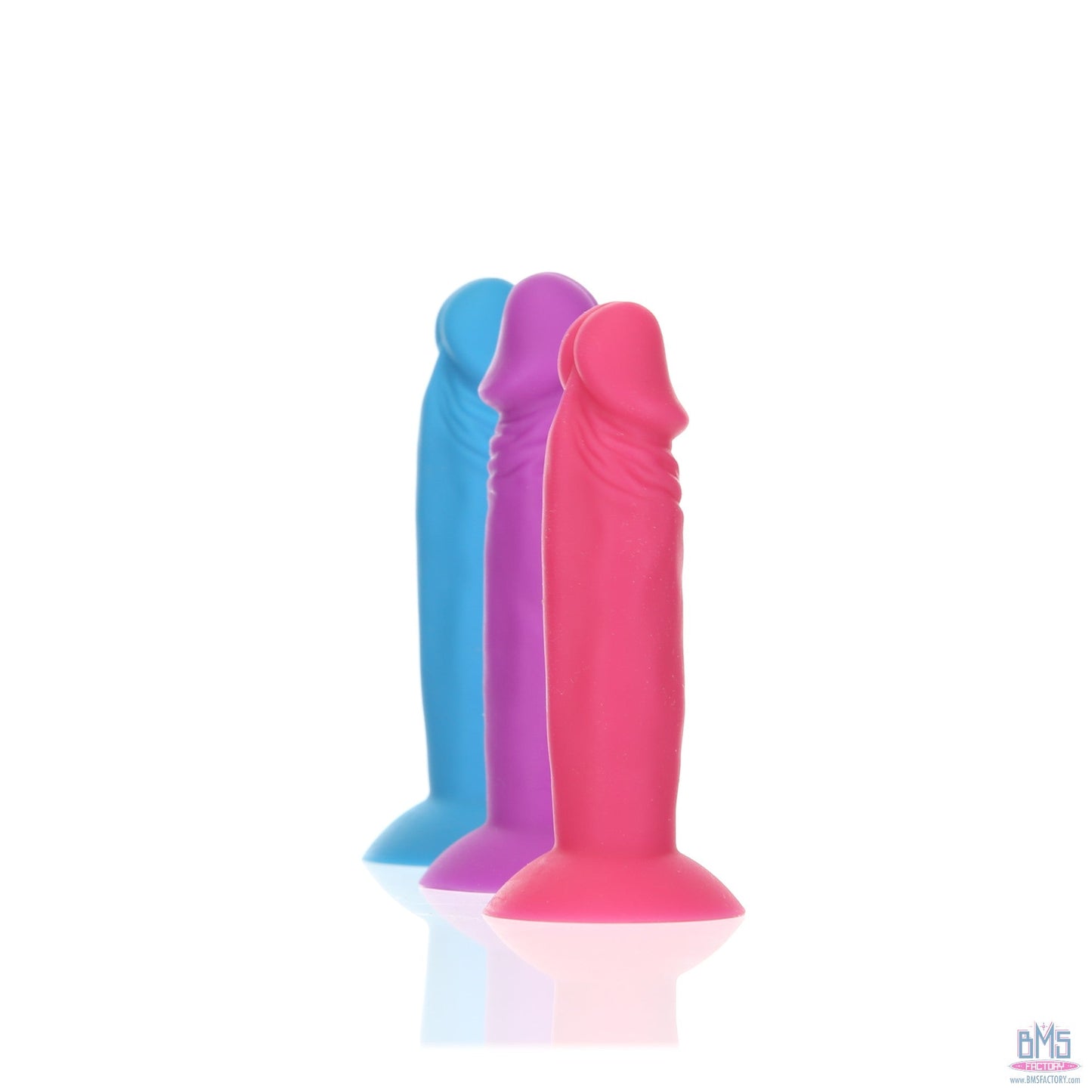 Addiction Silly Willy – 3.3” Silicone Dildo – Multicolour