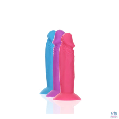 Addiction Silly Willy – 3.3” Silicone Dildo – Multicolour
