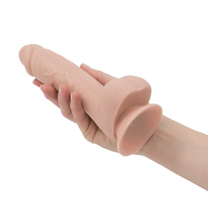Pure Love® - 7.5 Inch Realistic Silicone Dildo with Balls – Beige