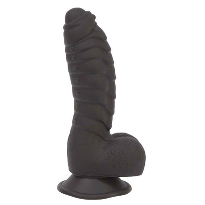 Addiction Ben 7" Dildo With Balls - Black