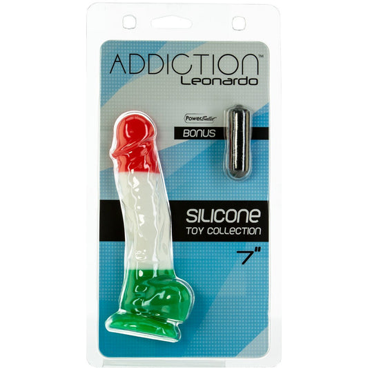 Addiction Leonardo 7" Dildo With Balls