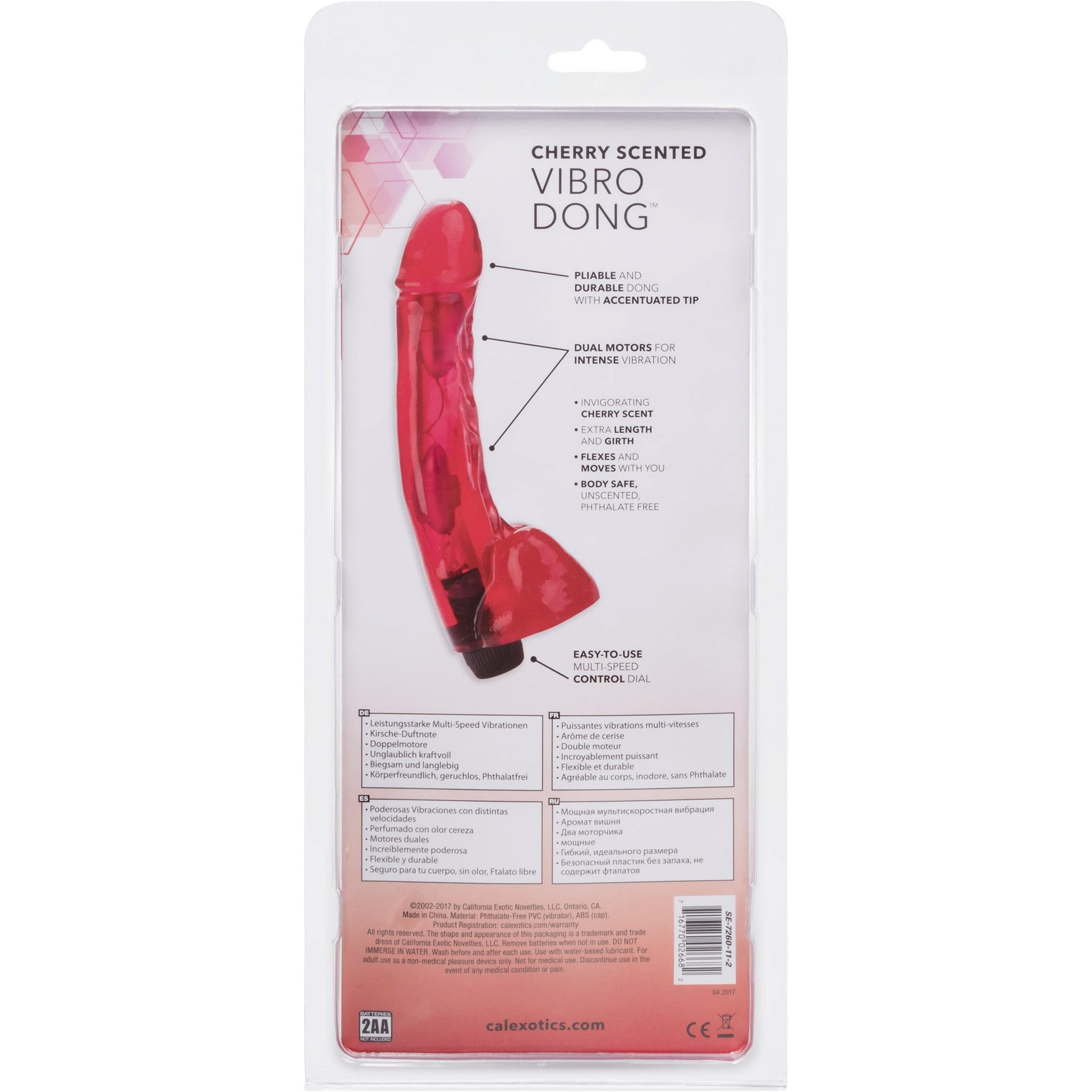 CalExotics® Tera Patrick Cherry Scented Vibro-Dong