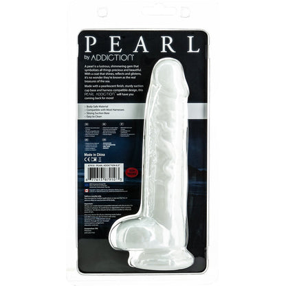 Addiction Pearl 8.5" Dildo with Balls