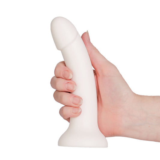 BMS Factory Liquid Silicone Dong - White