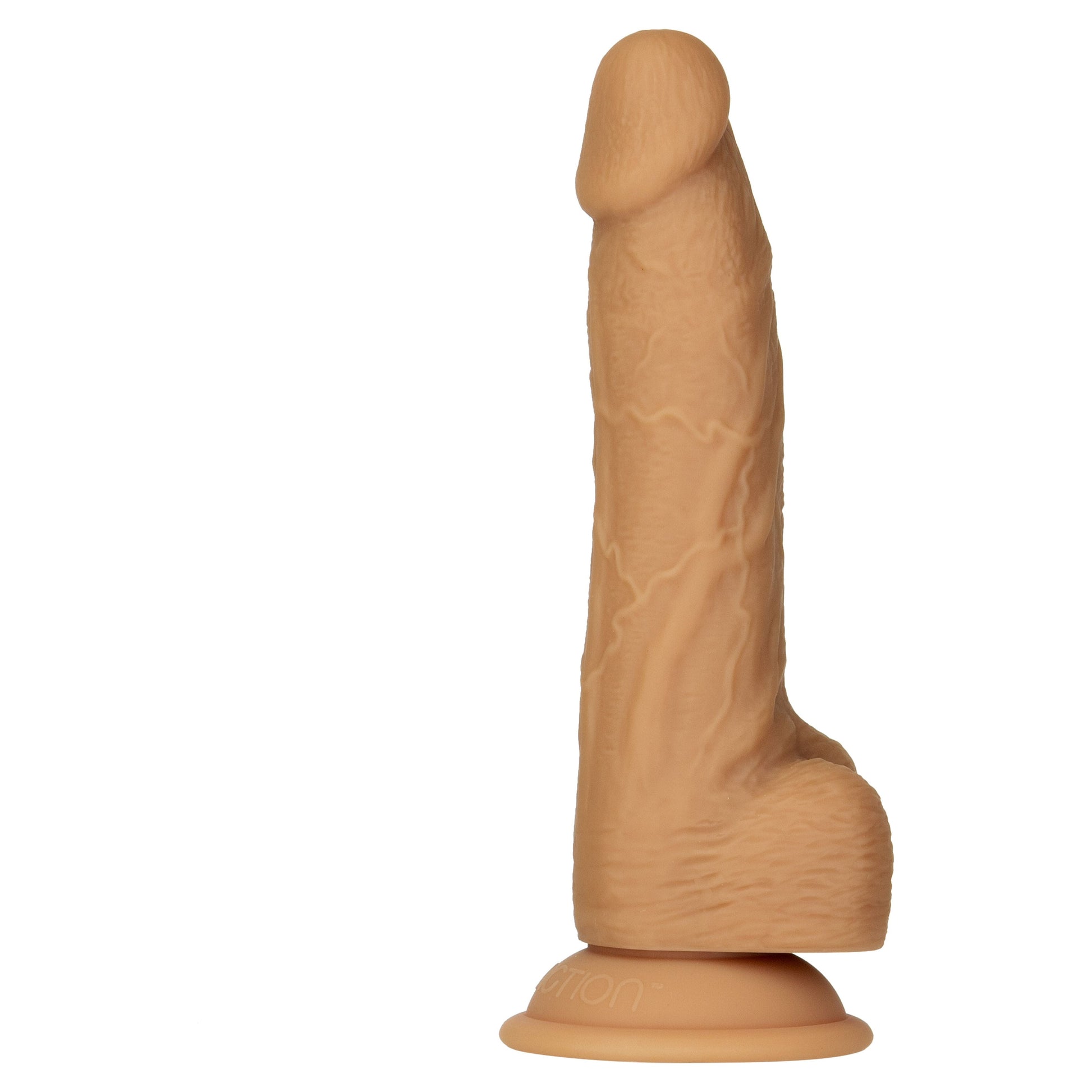 Naked Addiction 8" Silicone Dual Density Dildo – Caramel - 88022