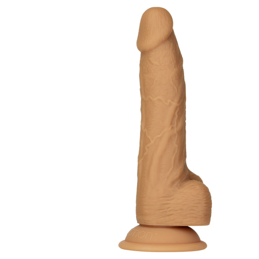 Naked Addiction 8" Silicone Dual Density Dildo – Caramel - 88022