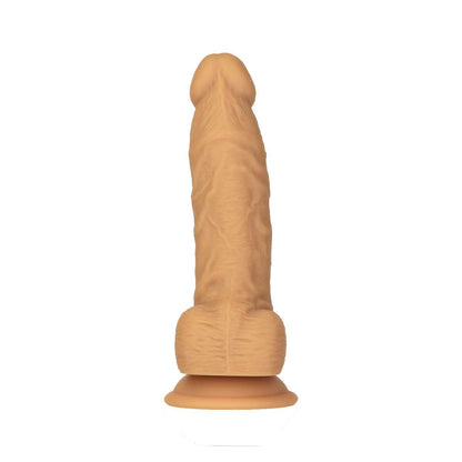 Naked Addiction 8" Silicone Dual Density Dildo – Caramel - 88022