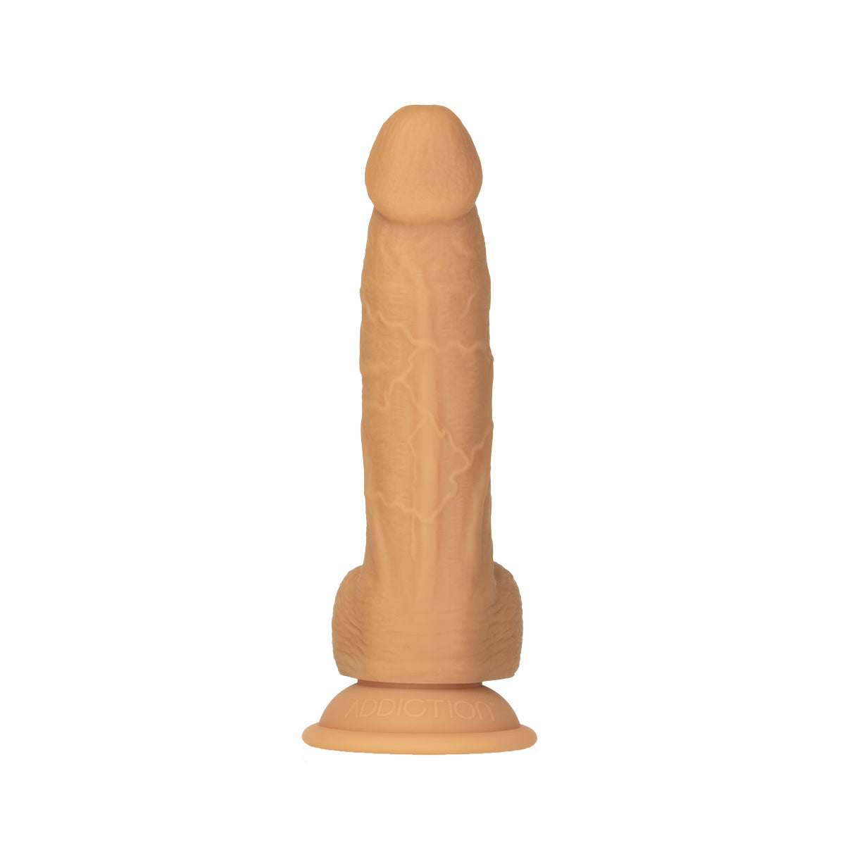 Naked Addiction 8" Silicone Dual Density Dildo – Caramel - 88022