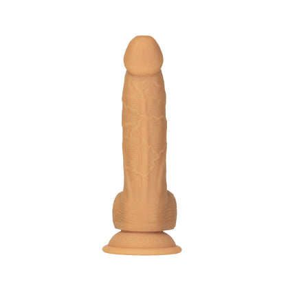 Naked Addiction 8" Silicone Dual Density Dildo – Caramel - 88022