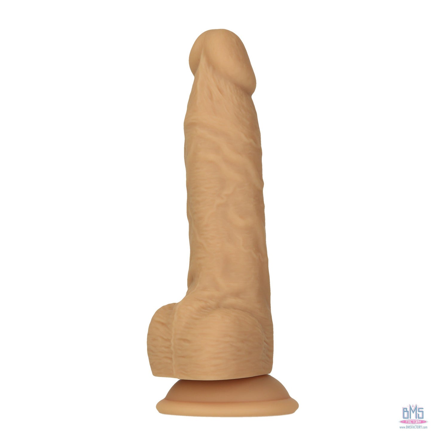 Naked Addiction 8" Rotating & Vibrating Dildo with Remote – Caramel