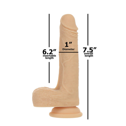 Naked Addiction The Freak - 7.5" Rotating & Thrusting Vibrating Dong - 88525