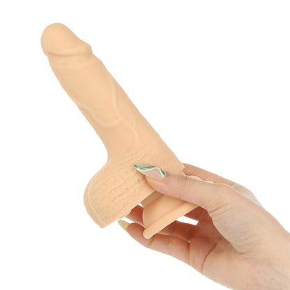 Naked Addiction 6.5" Thrusting Dong With Remote - Vanilla - 88625