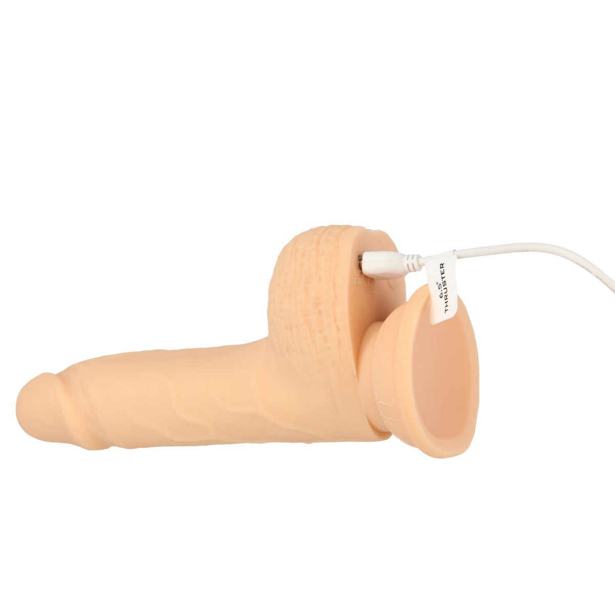 Naked Addiction 6.5" Thrusting Dong With Remote - Vanilla - 88625