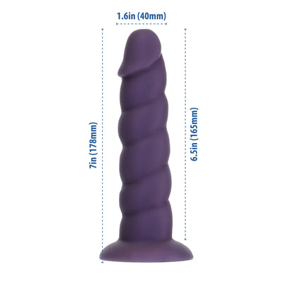 Addiction Fantasy – Unicorn Dildo – 7” – Purple