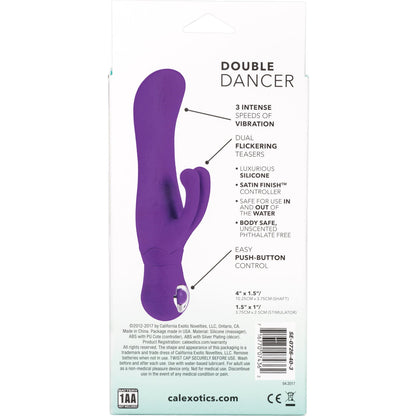 CalExotics® Silicone Double Dancer Vibe - Purple