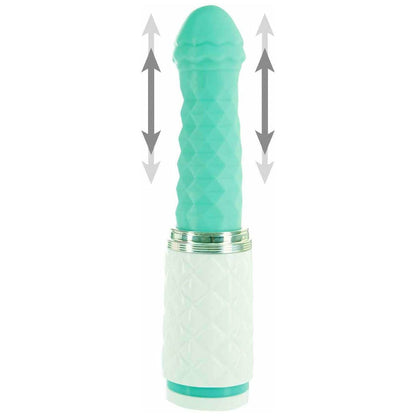 Pillow Talk Feisty - Thrusting Vibrator - Teal