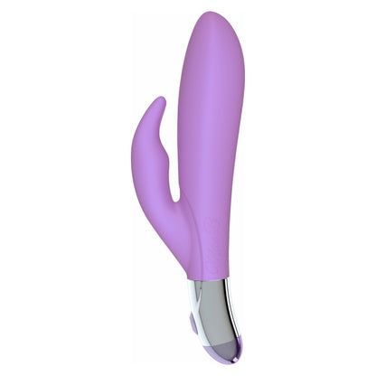 Mae B Lovely Vibes - Rabbit Shaped Soft Touch Twin Vibrator - Purple