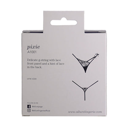 Adore by Allure Pixie Panty – One Size Fits Most – Black