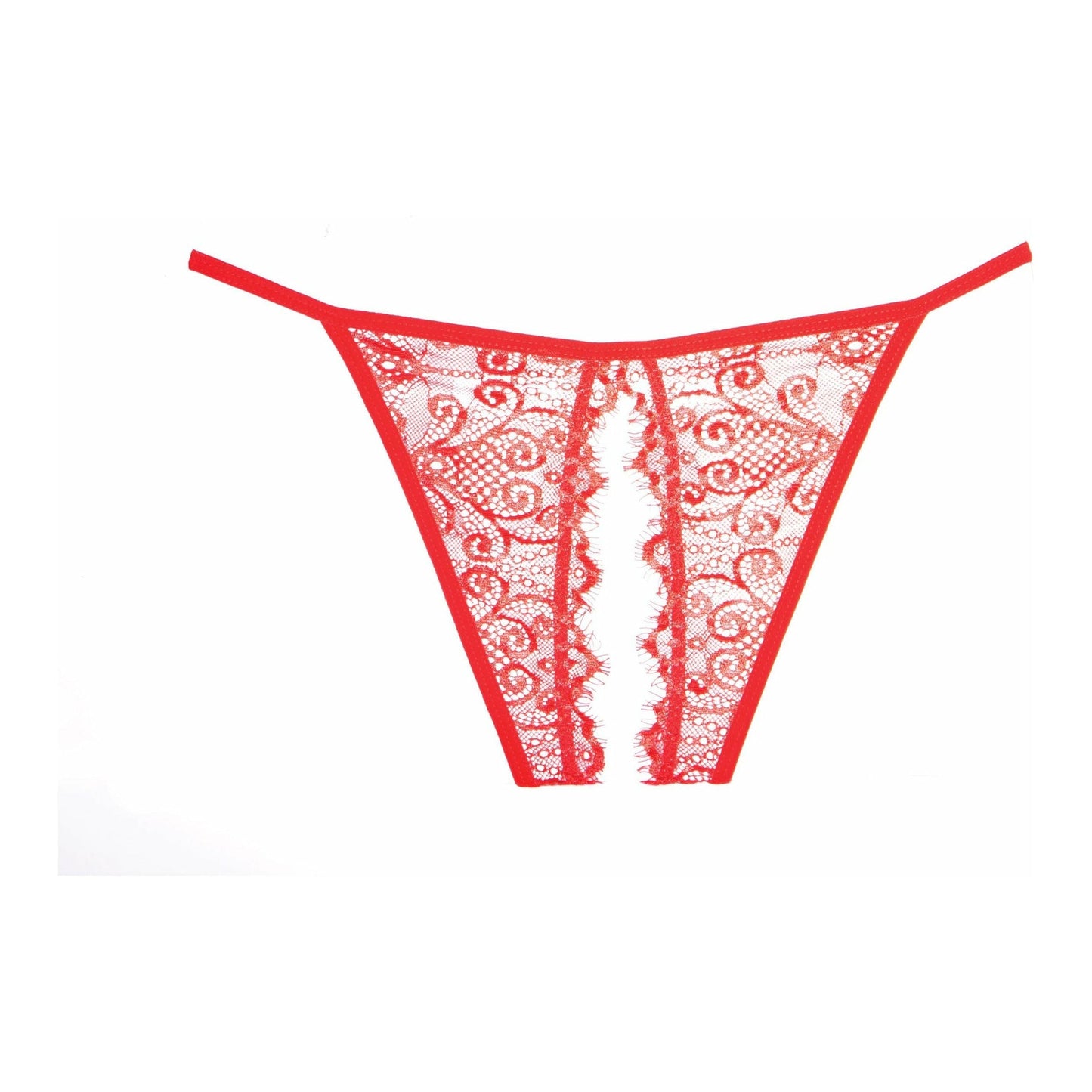 Adore By Allure – Enchanted Belle Panty – One Size-Red