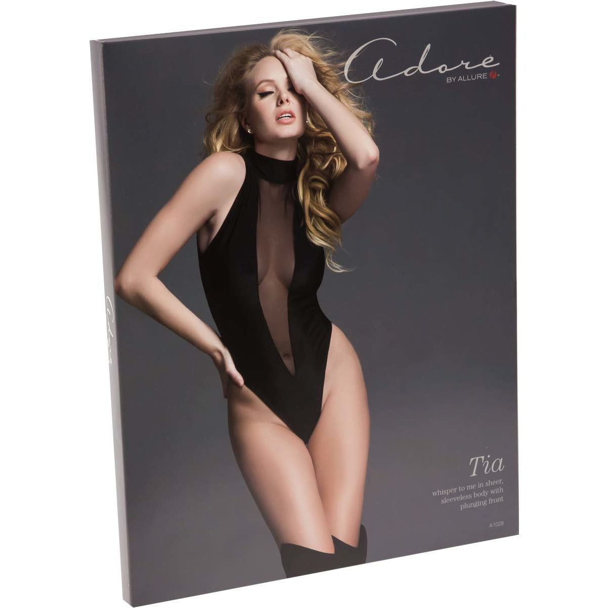 Adore By Allure - Tia Sheer Sleeveless Bodysuit - Large