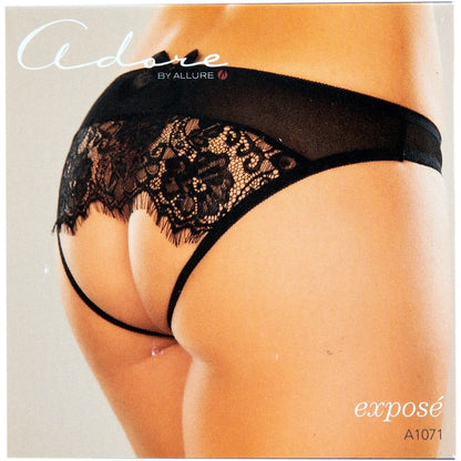 Adore By Allure – Expose Panty - Black