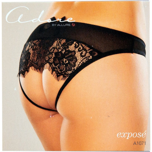 Adore By Allure – Expose Panty - Black