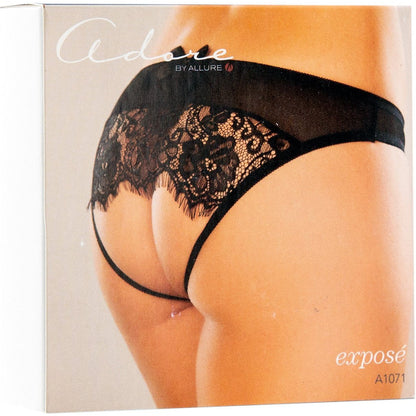 Adore By Allure – Expose Panty - Black
