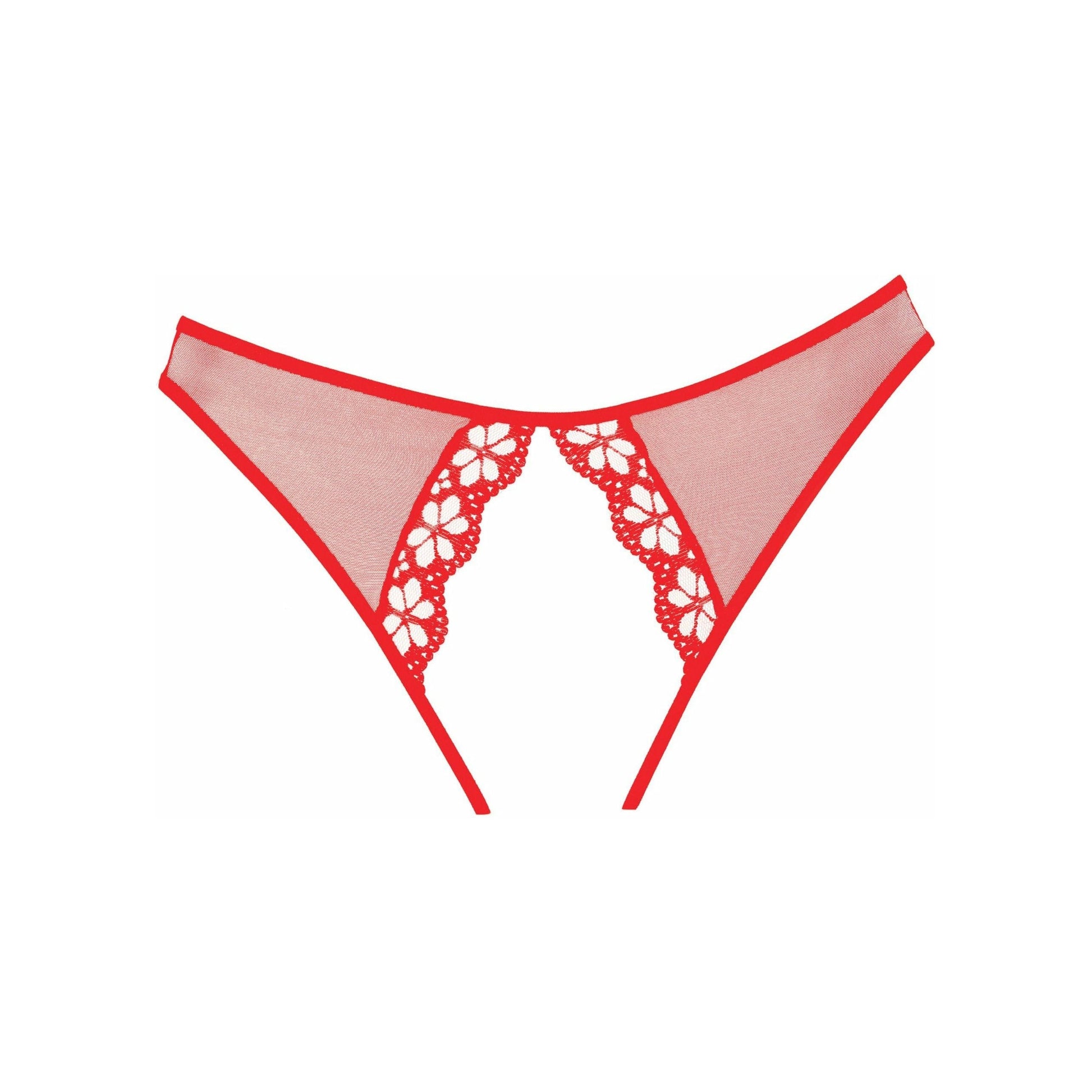 Adore By Allure – Mirabelle Plum Panty – Red – One Size