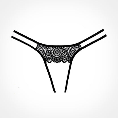 Adore By Allure – Lovestruck Panty – Black – One Size