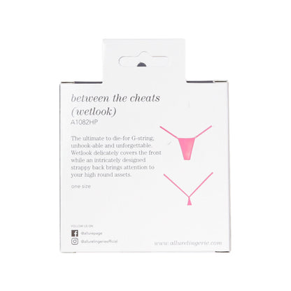 Allure Between The Cheats Pink Panty – One Size Fits Most - Pink