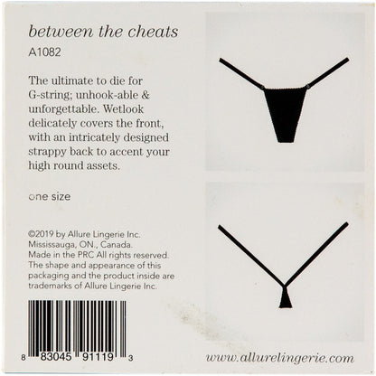 Adore By Allure – Wetlook G-String - Black