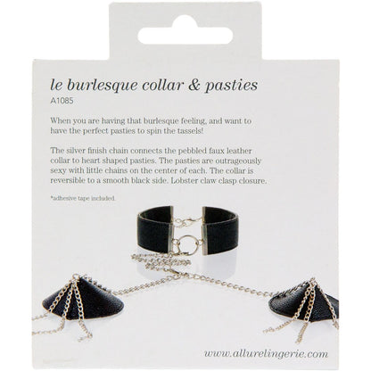Adore By Allure – Collar with Detachable Heart Pasties