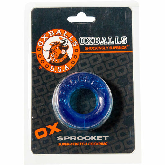 Oxballs Sprocket Cockring – Ice Blue