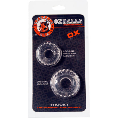 Oxballs Truckt Cockring Set – Clear