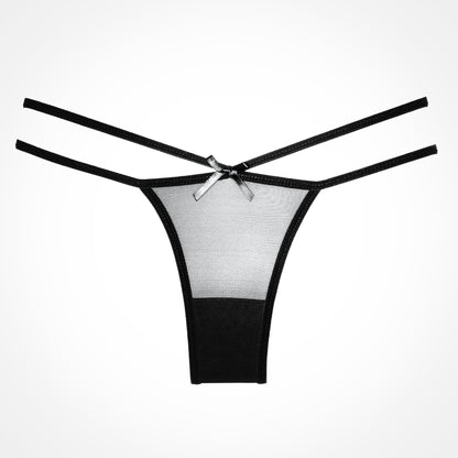Adore By Allure – Naughty Vanilla Panty – Black – One Size