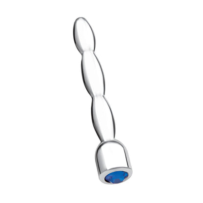 Blue Line 2“ Stainless Steel Bling Bling Wavy Penis Plug