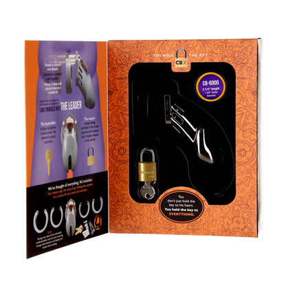 CB-6000 Chrome Male Chastity Device