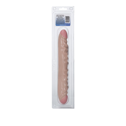 CalExotics® Ivory Duo – Veined Double Ended Dong