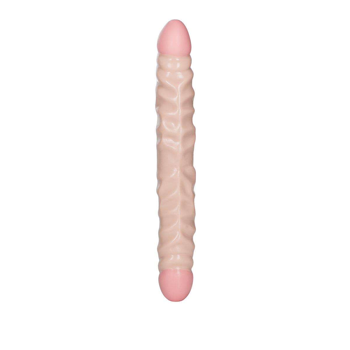 CalExotics® Ivory Duo – Veined Double Ended Dong