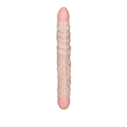 CalExotics® Ivory Duo – Veined Double Ended Dong