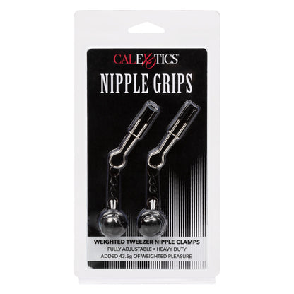 CalExotics® Nipple Grips – Weighted Tweezer Nipple Clamps