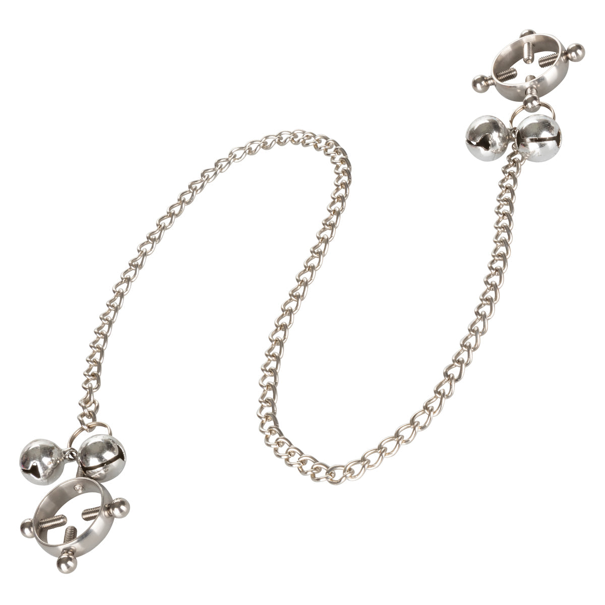 CalExotics® Nipple Grips – 4-Point Nipple Press with Bells