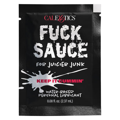 CalExotics® – Fuck Sauce – Water-Based Personal Lubricant – Sachet – 0.08 fl.oz/2.37ml
