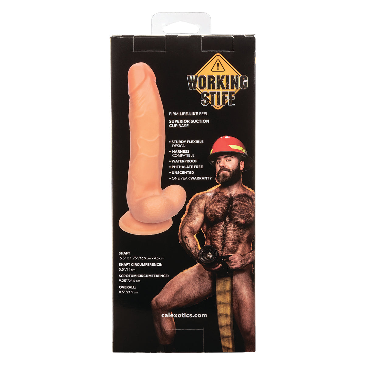 CalExotics® – Working Stiff - The Fireman – 6.5” Dong – Ivory